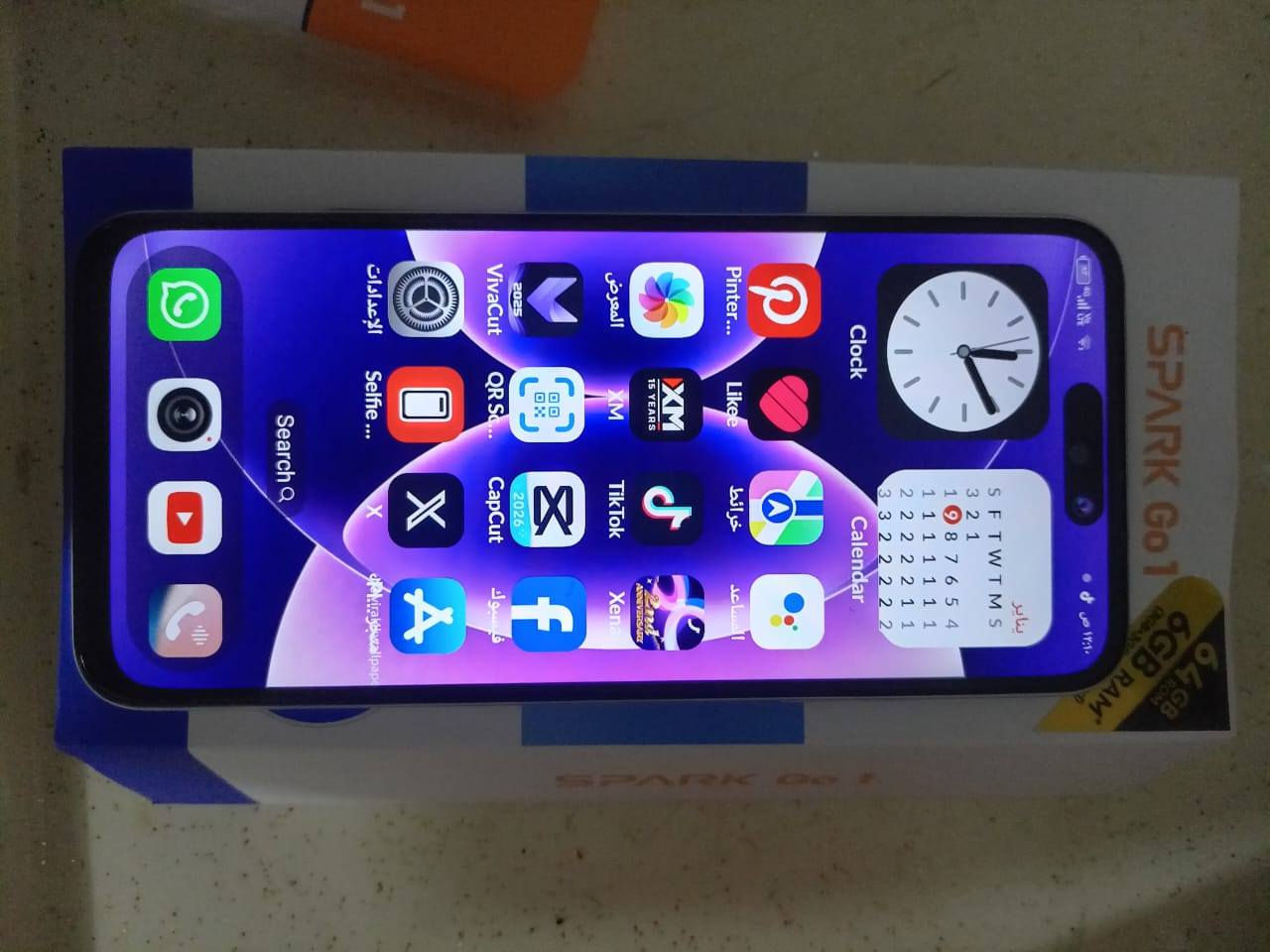 للبيع جهاز تكنو سبارك گو 1 نظام ايفون 15 غير مستعمل معرب فقط السعر 100 قفل رجاء الميصرفله لايعلق اعبر المنشور الشراي يجي خاص او الاتصال واتساب *********** التفاصيل بالصور
