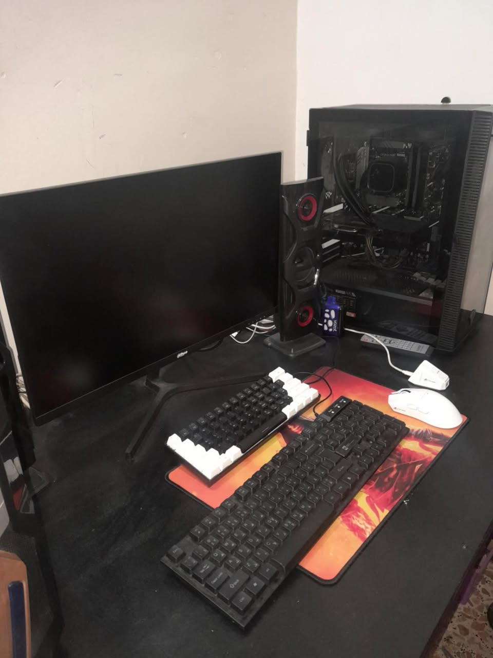 السلام عليكم PC للبيع
Cpu : i5-14400F
Ram : 32G / 3200 Corsair
Gpu : 3060 ti
Mb : ASUS Prime B760 ddr4
750W Bronze
Ssd m.2 :512 + HHD 1t +HHD 512g
‎وماوس Attack Shark• 
كيبورد• 
شاشة حجم24
السعر (( مليون و200 ))


**إذا كنت صاحب هذا الإعلان وتريد حذفه لأي سبب، رجاءا أرسل رسالة إلى الدعم الفني**