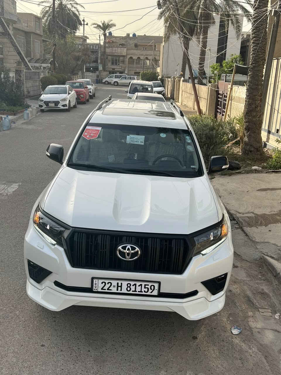 السلام عليكم للبيع
النوع : لاند كروز برادو 
الفئه : TXS 
سنه الصنع :2023 
ضمانها : شركت ساز 
الحاله : كفاله عامه 
عداد كيلو متر : 32 الف كيلو متر 
نوع الوحات : رقم اربيل تحويل او وكاله بشرط
مكان السياره : بغداد 
رقم الهاتف :***********

السعر ب 475 وبيها مجال
