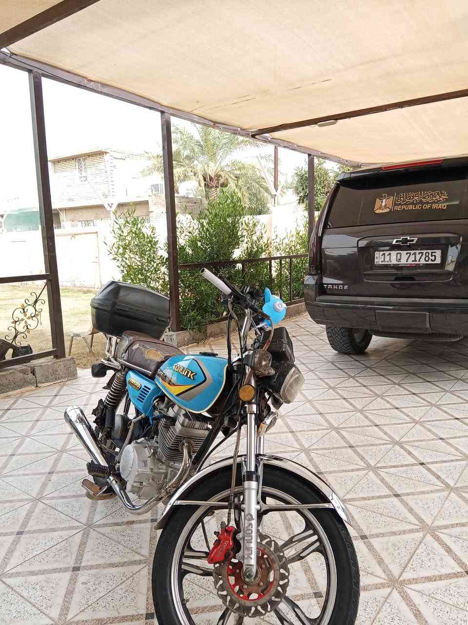 دراجه سونك للبيع حجم المحرك 150s دراجه خير من الله ومحركها مكفول ا للتواصل فقط واتساب***********المكان الحسينيه مال راشديه
