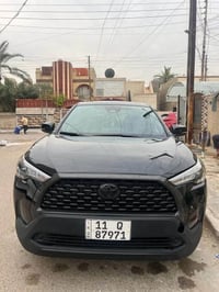 كورلا كروس 2023 بلاك ادشن للبيع او الامراوس  امريكيه بدون صبغ فقط بارد...