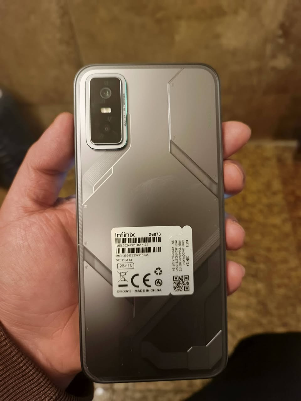 🔥 Infinix GT 30 Pro 🔥
انفنيكس جي تي 30 برو 
📱 256GB ذاكرة
⚡ 12GB رام
صارله سبوعين من مشتري ، موجود مع كامل ملحقاته ، سعره 330 وبي مجال حك الجيه 🤍 . 
مكاني بغداد شارع فلسطين ***********
