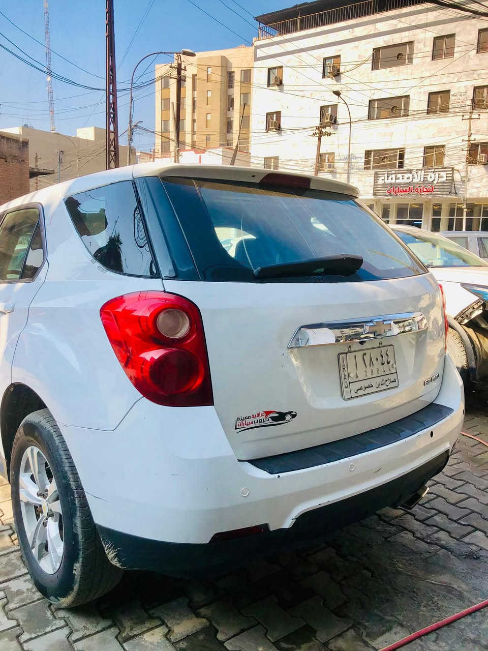 شوفرليت كوينكس 2013 
خليجي 
ماشية 200 الف محرك جديد بيها 
بيها ملاحظات 
سونارها بالصور 
رقم صلاح الدين 
تحويل نفس اليوم 
السعر 78 ورقة 
***********
