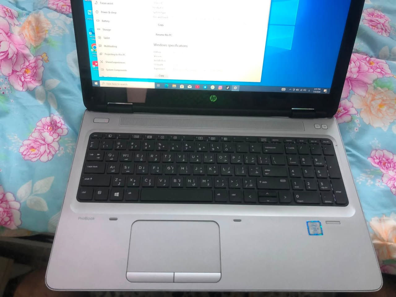 السلام عليكم
لابتوب hp جيل السابع 

رام 8 ddr4 

هارد 256 ssd 

شاشه 15.6 full hd 

250 الف 

بغداد المشتل 
***********
