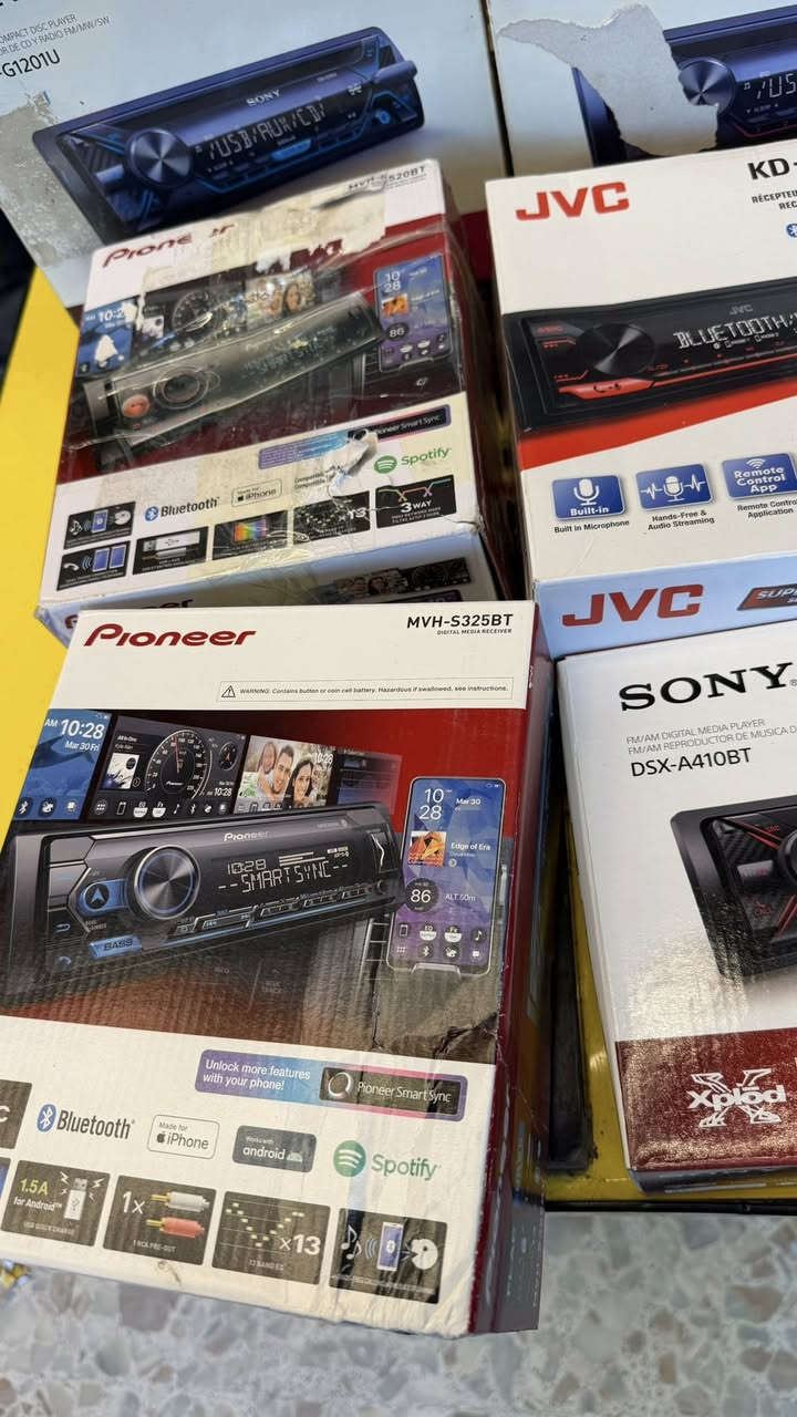 من استيرادنا الخاص كلشي وكالة اصلي 
وصلتنا حاليا وجبة من ارقى الماركات العالمية مسجلات ودمامات وشاشات سيارات 
مركز تيزاب لمضخمات الصوت 
حلة شارع 60مقابل مطعم سومر 
المهندس سجاد ***********
