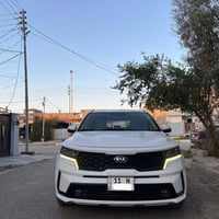 كيا سورنتو خليجي رقم بغداد الماني بسمي  موديل ٢٠٢١ لون ابيض  ٦سلندر ٧ ...
