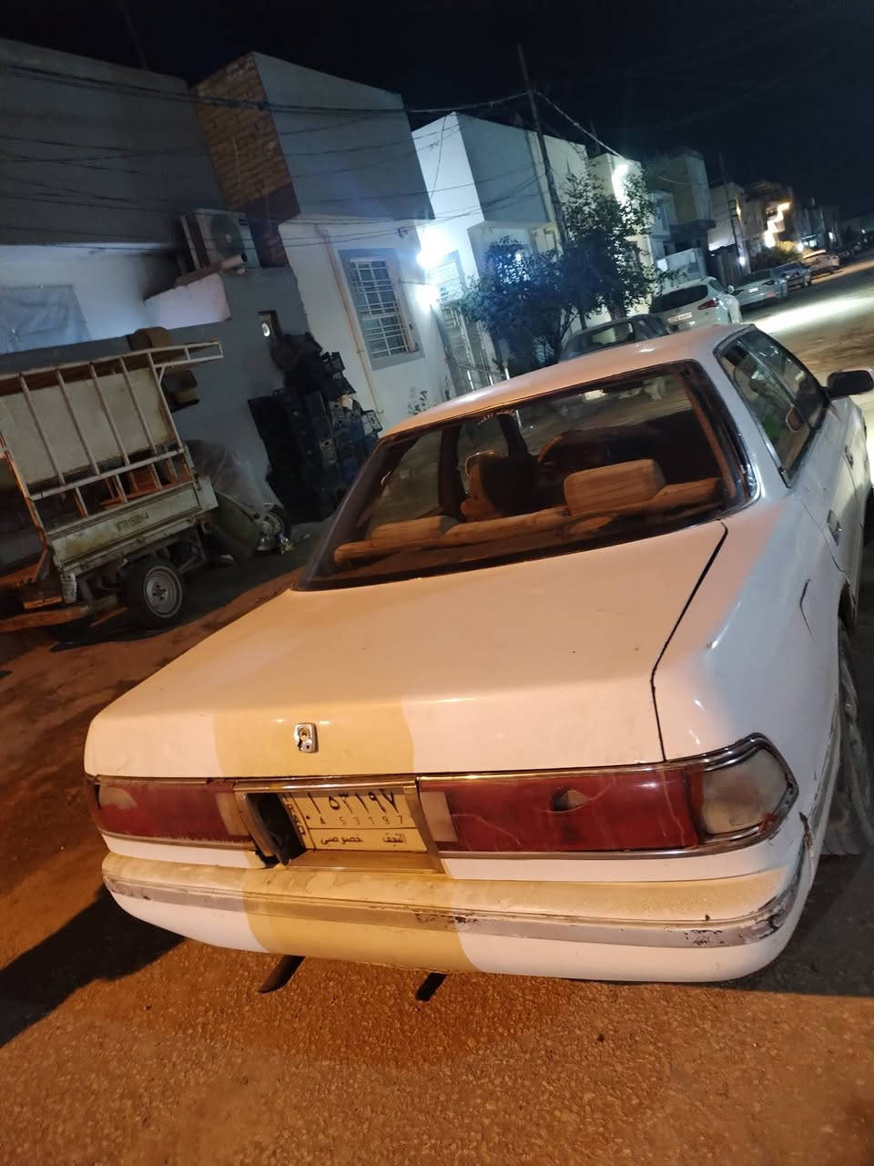 السلام عليكم مارك نضيفه للبيع راعيه جان بل عسكري وشايل ماندله كير ومكينه جدد ونجي ناعي حداديه حلوه سياره رقم نجف *********** مكاني نجف سعرها 25 ورقه
