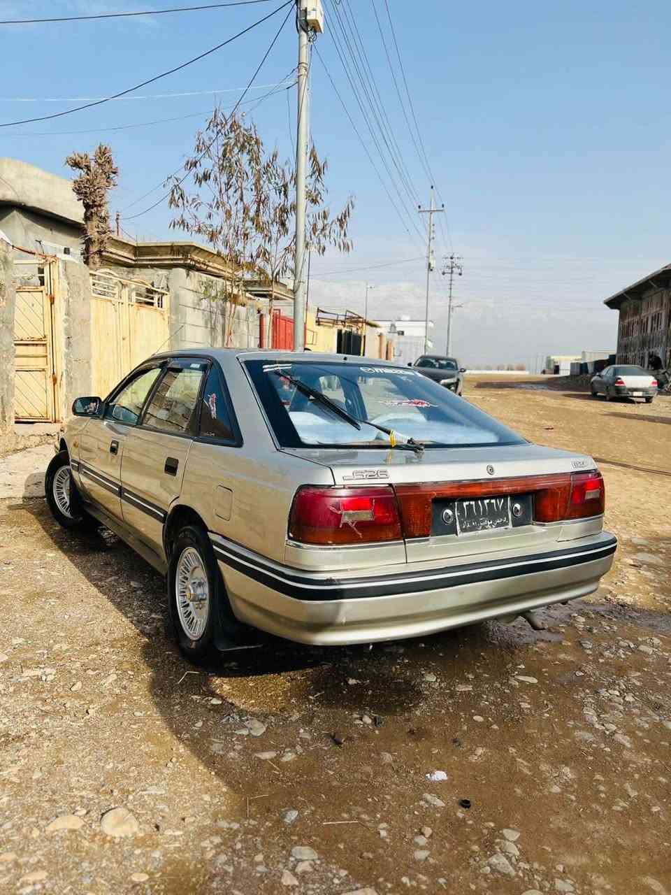 مازدا مۆدێل٩٠ئاڕم پلاستیک  سلێمانی  هەشتو بەخ  گێڕ عادی  ئاڕمو ئەوەلیاتو موسو بڕاوە بەشەرت گێڕو مەکینەو تەقەو ڕەقە بەشەرت کارەباهیو گێچو گەرمو فڵچە مەزبوتە  هەیکەلی زۆر جوانەو بۆیاخی زۆر جوانە ماڵی دۆسە سعری ٢٨گەڵا شوێن سەیسادق*********** حلبجة, السليمانية
