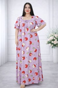 دشداشة كشمير • سيلين مشجر • مقاس 3XL-5XL