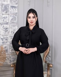 فستان • سواد فاحم • فري سايز