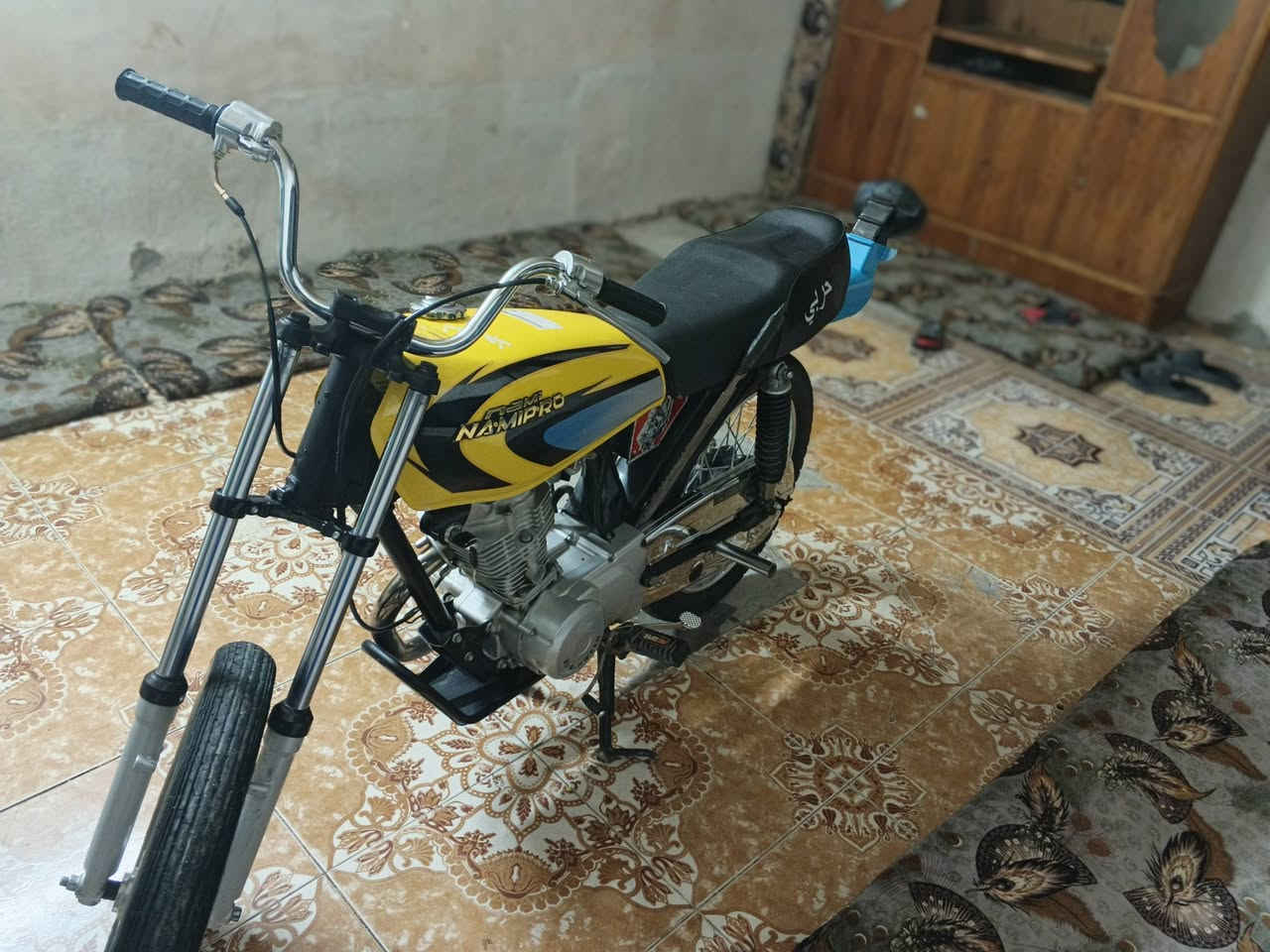 سلام عليكم  درجه ربيدو محرك مفتوح بس وفات أوراق سكانر شاصي 21لو باقي كله 25سعر 650وبيه مجال  مكاني  كربلاء الحر  رصطه مو ويه قم ***********
