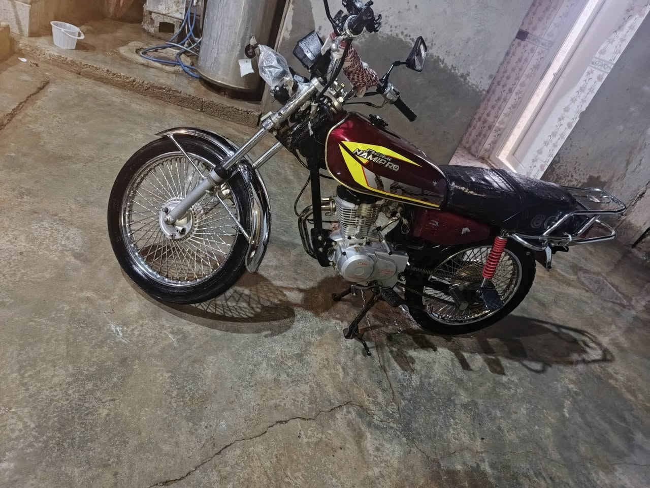 السلام عليكم مطور 4كير نامي برو موديل 19 نضيف محرك مفتوح مبدل بس ولفات السعر 400وبي  ***********
