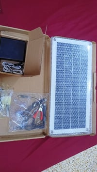 طاقة شمسية مع بلور هواء  السعر 20 الف مع توصيل