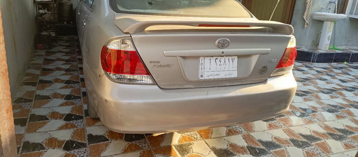 كامري رقم نينوى الماني موديل ٢٠٠٥تدفئة تبريد شغال مابيها ضربة بيها صبغ ربع الباب الورى السعر ٩٥ بيها مجال قليل خابر وتدلل *********** بي واتس اب
