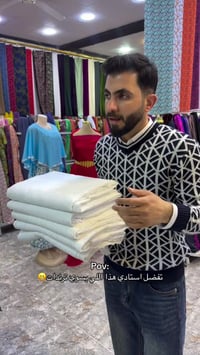 فستو قطني سادة يصير نفانيف وقمصان سعر المتر ب (6) الاف حجز السريع واتس...