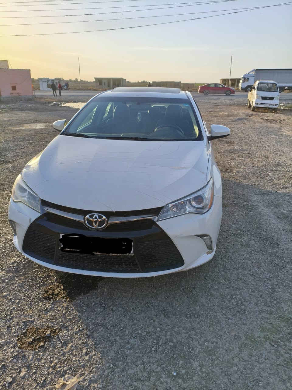 السلام عليكم تيوتا كامري موديل2016seاسبيشل كلين مكفوله كفاله عامه محرك كير رقم اسليمانيه سنويه 2029فو مواصفات 
تحكمات استيرن 
بصمه
تحديد سرعه
فتحه سقف 
اناره تشبول ازرق 
شحن وايرلس
تحكم اكشانه كهربائي 
السياره فول مواصفات /محرك2500المرغوب
رقم الهاتف/***********/***********
مكان السياره ديالى
