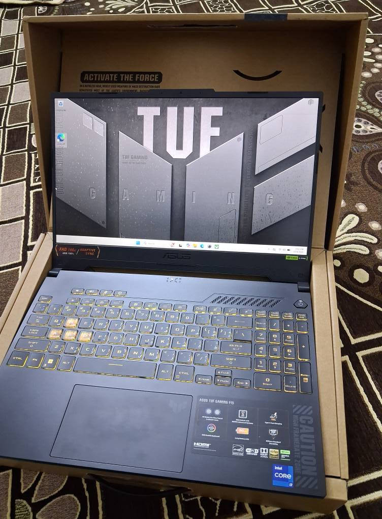 ASUS TUF GAMING F15 
i7 13620H 
RAM 16GB DDR5 5200MHZ
NVME 1TB WD 
RTX 4070 8GB 140WATT🔥
15.6 144HZ sRGB 100%
WIFI 6 
خاوێنی 100٪ کارتۆن و شاحینەی بیلادی یەک شوختی نیە وەک نوێیە
زۆر کەم ئیشی کردوە أربيل, العراق


**إذا كنت صاحب هذا الإعلان وتريد حذفه لأي سبب، رجاءا أرسل رسالة إلى الدعم الفني**