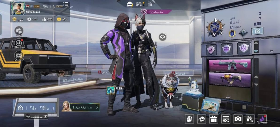 السلام عليكم حساب بوبجي للبيع التفاصيل بل صور مكاني موصل جانب الأيمن تريد اتراسلني أو اتخبرني الرقم *********** قيم عجبني سعرك ابيعك
