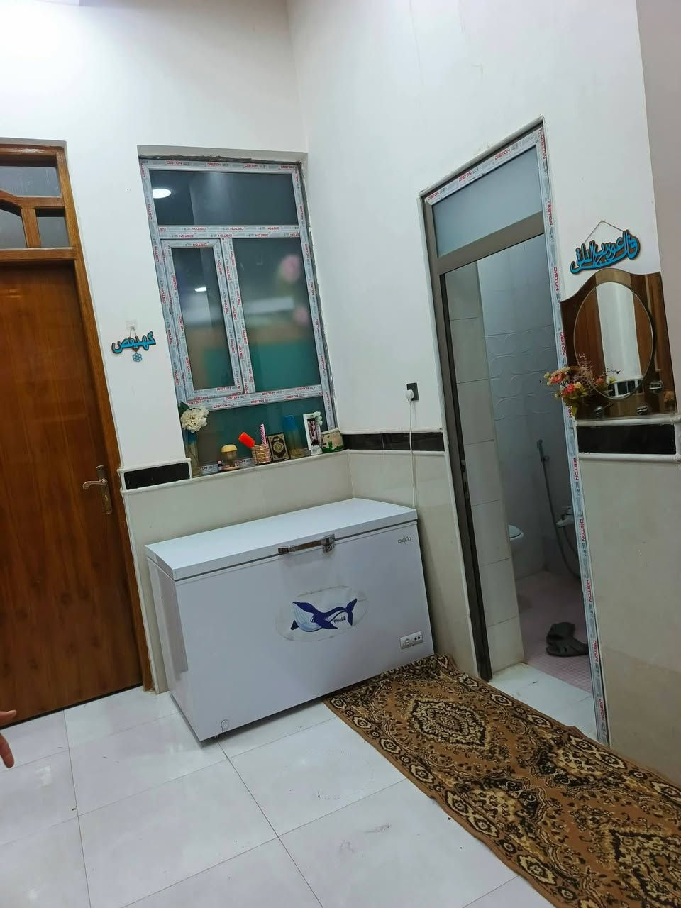 ياالله 
سلام عليكم 
الدار الببع طابو صرف مساحه 
((120)) متر مربع ركن 
بناء حديث ومسلح 
القطاع ((30)) قرب مدرسه اهليه
يحتوي على 
استقبال 
وصاله كبيره 
مطبخ كبير 
غرفة نوم 
صحيات داخليه 
صحيات خارجيه 
استفسار اتصل بل أرقام تاليه 
((***********))((***********))
اخوكم أبو عراق...
