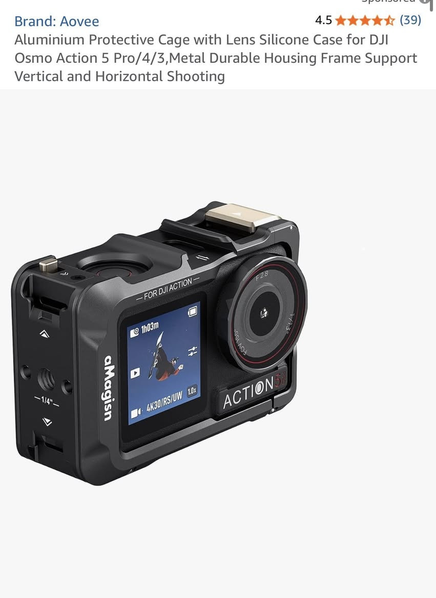 درع حديد خاص ب dji
Osmo Action 
5 Pro / 4 / 3
جديد غير مستخدم


**إذا كنت صاحب هذا الإعلان وتريد حذفه لأي سبب، رجاءا أرسل رسالة إلى الدعم الفني**