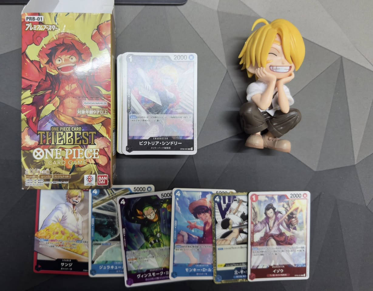 من رخصە الادمین

بطاقات وباکات ون بيس متوفرة

١- باکات المتوفرة (غير مفتوحة): OP-09، OP-12، OP-13

٢-الصناديق المتوفرة (مفتوحة): OP-09، OP-13، PRB-01. كل صندوق يحتوي على أكثر من 100 بطاقة، بما في ذلك البطاقات اللامعة.

٣- الصندوق الكبير: أكثر من 500 بطاقة من مجموعات مختلفة، بما في ذلك البطاقات اللامعة.

٤- حوالي 40 بطاقة باللغة الإنجليزية.

إذا كنت مهتمًا بأي شيء، يُرجى مراسلتي.


**إذا كنت صاحب هذا الإعلان وتريد حذفه لأي سبب، رجاءا أرسل رسالة إلى الدعم الفني**