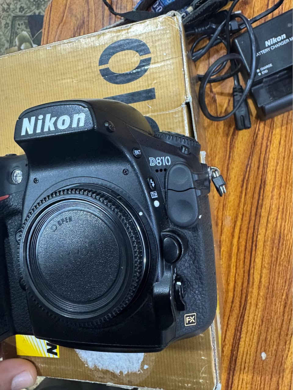 كاميرا نيكون بدي 810 فقط نظافه فول100‎%‎
كامله ملحقاتها مع كارتون كامره استخدام شخصي
مكان بصره
950الف بيها مجال شراي يجي خلص
اتصال  *********** البصرة, العراق
