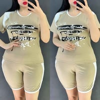 تراك شورت نسائي • فانيلا زبدة • توصيل لجميع المحافظات