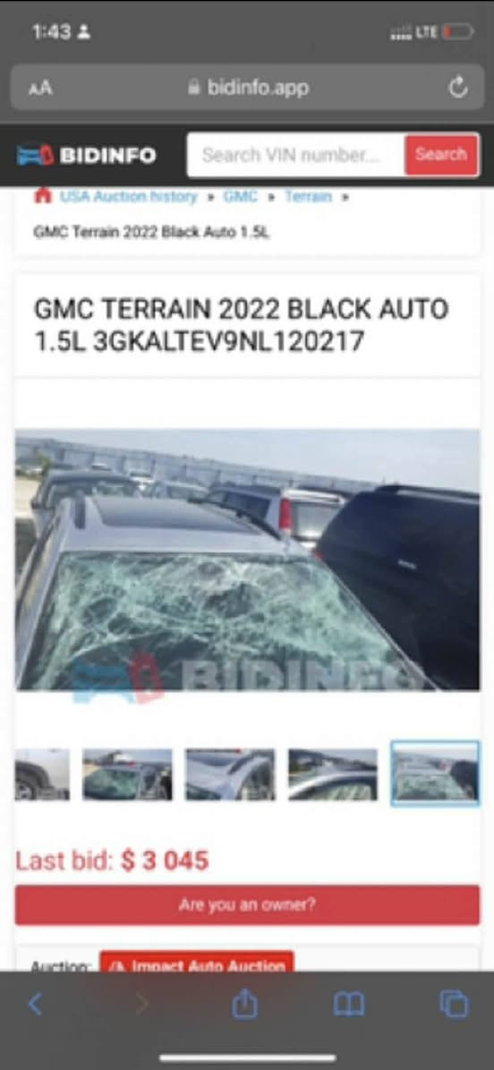 تایبەتمەندیەکانی ئۆتۆمبێڵ:

​مۆدێل و جۆر: GMC Terrain 2022 SLE
دۆخی ڕۆشتوو:115000km
​سیستەمی پاڵنەر: 4WD (دەبڵ ئەکسل)

​سەقف: پانۆراما

​ناوەوە: کوشنی جلد، کوشنی کارەبایی، لەگەڵ سیستەمی حەساسی کوشن.

​سیستەمی گەرمی (هیتەر): کوشنی سایەق و دانیشتووی پێشەوە (سکن) هیتەرە.

​گێڕ: پیانۆ (دوگمەی نوێ)

​سندوق: شەفت

​سیستەمی شۆفێری و سەلامەتی: 

​خەتی جادە (قیادەی زاتی - پاراستنی هێڵی شەقام)

​ڕاداری پێش و دوا

​سیستەمی ئۆتۆ ستۆپ (Auto Stop) بۆ کەمکردنەوەی سەرفکردنی بەنزین

​لایتەکان: لید (LED) بیلادی

​دۆخی ئێرباگ (پەرەشوت): تەنها پەرەشوتی شانەکان تەقیوە (باقی شوێنەکانی ساغە).

​بزوێنەر: 4 پستۆن تۆربۆ (بەهێز و ئابووری).

​تەکنەلۆجیا: شاشەی لەمس گەورە (Apple CarPlay و Android Auto)، بەسمە، بل thingsوتووز و دەرچەی شەحنی خێرا.

زانیاری زیاتر📝: 
دوو دەرگای سایەقی، دەرگایەکی سەکنی سبوغە، لەگەڵ بستێک سەقفی.  

📌 ناونیشان: هەولێر
📞ژمارەی تەلەفۆن: *********** أربيل, العراق
