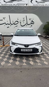 كورلا موديل 2024 هايبرد شكل الخليجي محرك 1800   بصمة  تبريد قطعتين هان...