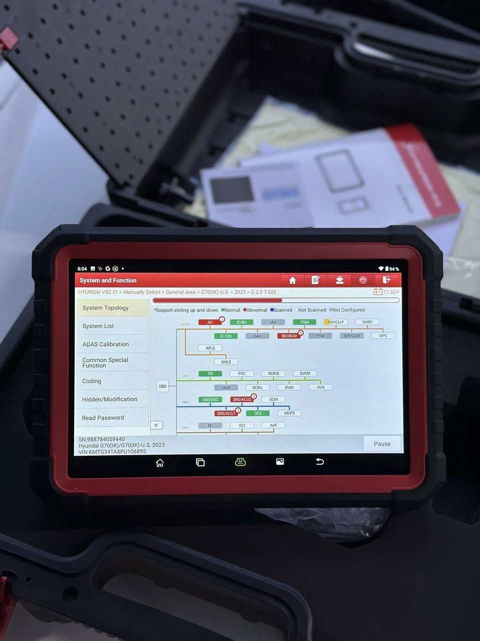 LAUNCH   X-431 PRO3(PRO3S+ V5.0
جيهاز لانج للبيع او مراوس مع وتيل 909
تحديث 2027/03/21 
جيهاز جديد جديد 1780$ شتري 7 ايام البيع سعر كلش مناسب علمود وتيل رقم موبايل وتساب ***********📞
