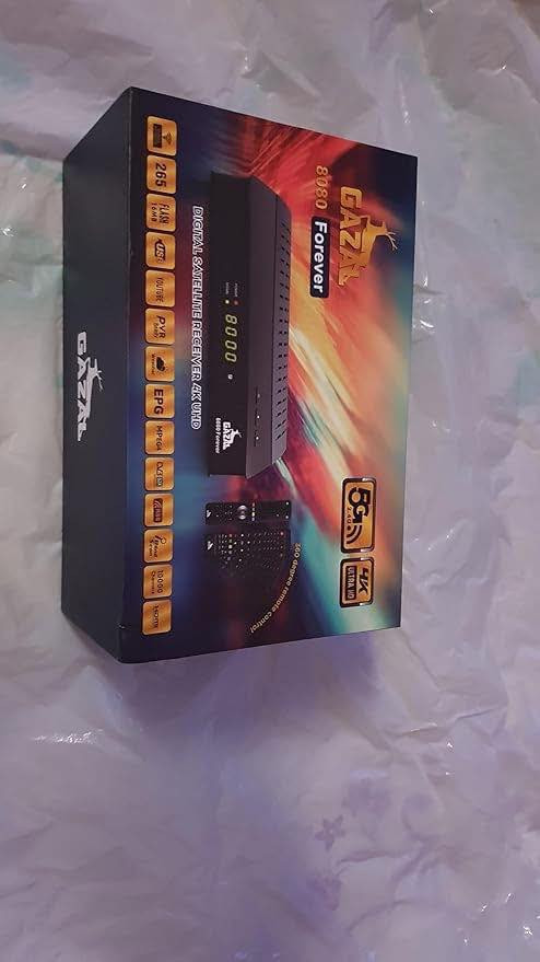 للبييع فقط فقط
جهاز الغزال 4k 
جهاز مفعل من تاريخ اليوم 
السعر ع الخاص لطفا 
***********

 الغزال 8080 ف.و.ر. ايفر GAZAL 8080 F.o.r.e.v.e.r 4k 5G

رسيفر غزال رويال 8080 فايف جي فوركيه GAZAL ROYAL R-8080 5G 4K550 

أحدث رسيفرات رويال غزال 2026

GAZAL 8080 5G FOREVER

استمتع بأفضل العروض و عيش المتعة و شاهد جميع البطولات العالمية
والافلام والمسلسلات المنوعة

مواصفات الجهاز......

💢مواصفات ممتازة و إمكانيات عالية

💢فلاشة داخلية 16 ميجا و رام 4 جيجا

💢دعم مدخل ايثرنت

💢مدخل USB قوي

💢واي فاي داخلي تدعم اتصال النت 2.4&5ghz

💢 عدسة داخلية و خارجية

💢معالج Ali 2661

💢مع دعم مستويات الملتيستريم المتعددة

💢 إمكانية عكس الهاتف من خلال الرسيفر على الشاشة من التطبيقات المثبتة على الجهاز dlna dmr و G-mscreen

💢 تخزين عدد قنوات كبير يدعم 20000 قناة

💢دعم الترجمة الاحترافية على الأقمار

💢يدعم sat2ip

💢2ريموت ذو مواصفات عالية واحد يعمل بنظام البلوتوث

💢دعم يوتيوب بصيغة 4k

💢مؤقت نوم،خيارات بحث متعددة

💢منيو رائع و سهل

💢دعم حقيقي لجودة الصورة 4k 

💢دعم 

 Auto update biss من خلال النت

💢تحديثات مستمرة اونلاين
