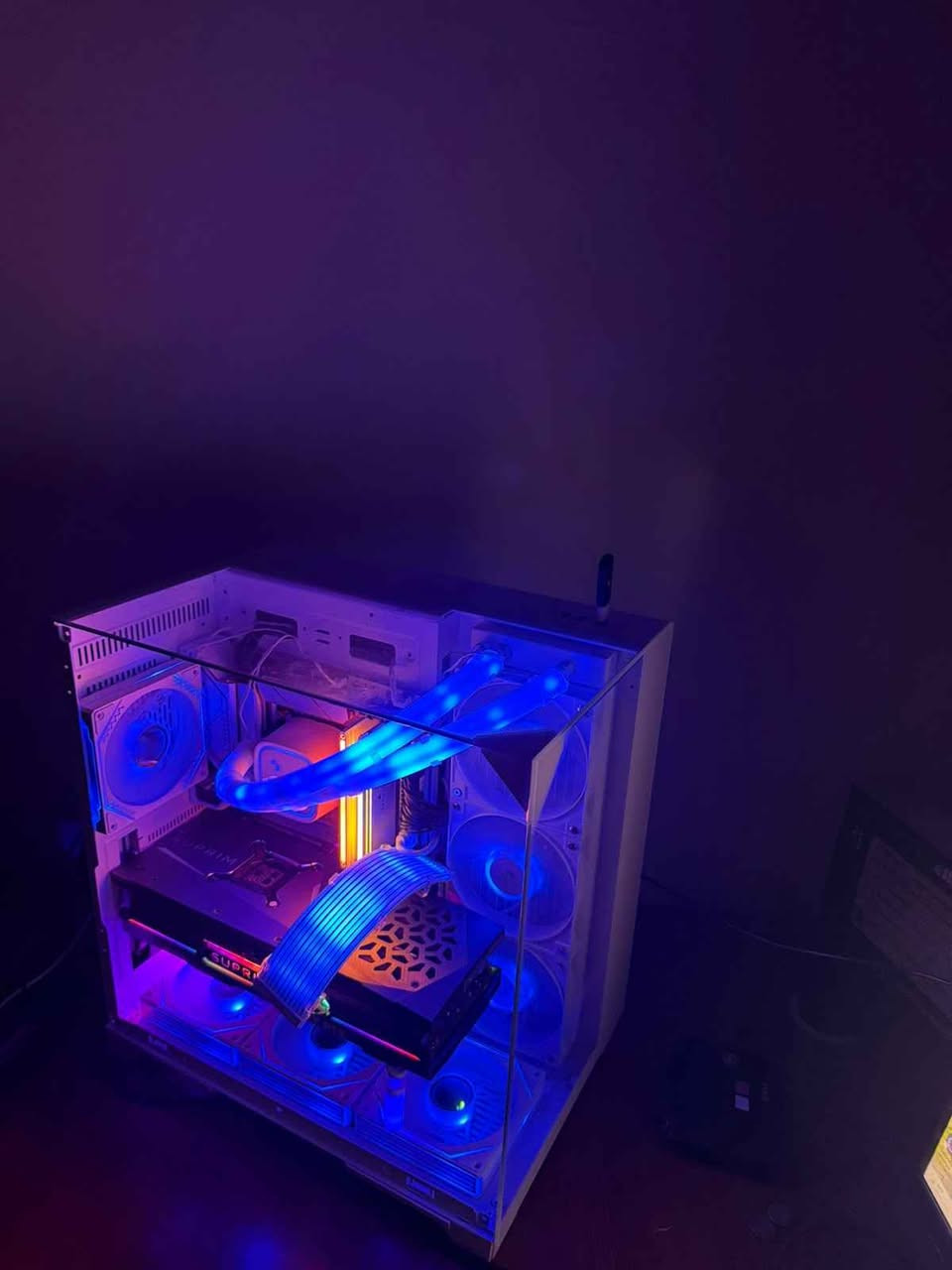 Pc gaming
i7 14700kf
Rtx4070ti msi suprem x
Z790asus AYW
Ram 2x16 6000
1tssd nvm gen4
Aio360 lqued
1000w psu gold
*********** أربيل, العراق
