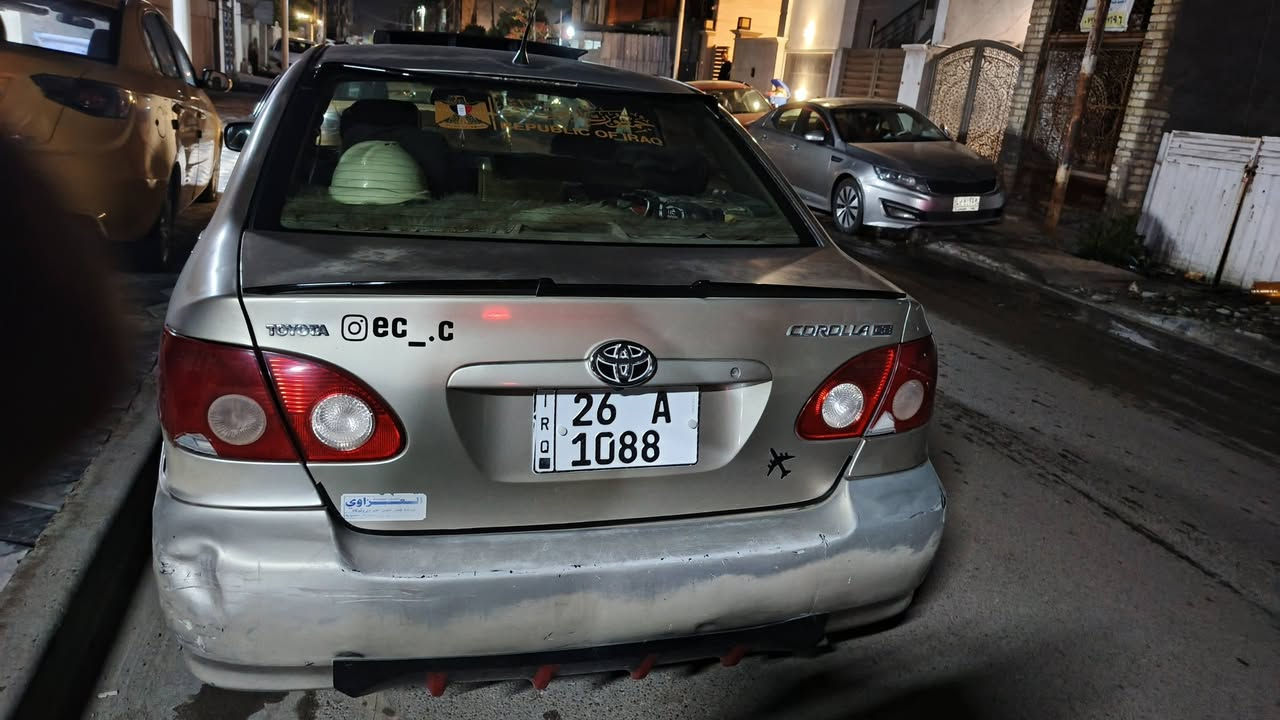 تويوتا كورولا  موديل 2008
رقم صلاح الدين تحول مباشر بااسم المشتري 
اخوان لون جارد تجي وتشوف 
السياره تعجبك أهلا وسهلا 
للاستفسار
السعر 75
 ***********
