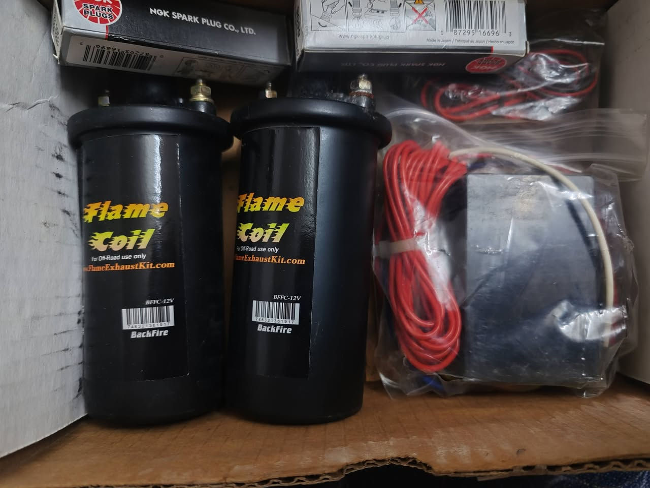 يوصل مدئ من متر لل3امتار 🔥
جهاز  Back Flre لااخراج🔥 الهب جديد غير مستعمل مع كتلوك كامل للشد يرهم للسيارة وللدراجه كامل العبوتين وحته البلكات الاصليه NGK جهاز امريكي استيراد خاص مكاني بغداد البياع الشهداء *********** ماعندي توصيل سعرة 200$
