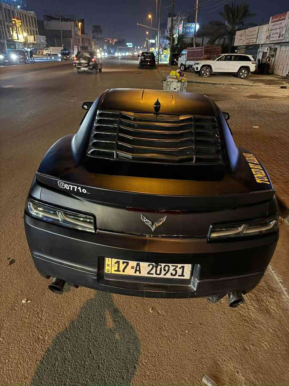 سلام عليكم رمضان مبارك علينا وعليكم ان شاء لله
شباب عندي كمارو للبيع او مراوسه 
كمارو 2014  كير عادي  محرك سته سلندر محدث كامل 18 و عليه لايتات كورفت واضافات هوايه حادث جامرلغ وباب بالعراق وبيه بعض اماكن انطيها حزام  سياره حيل مصروف عليه 
للبيع بسعر مناسب سعره 85 ورقه  قفل 
مكاني بغداد وكركوك وشرط تحويل او وكاله 
سياره مابيها  نقص حتى حساس اطارات هم شغال 
*********** هذا رقمي
