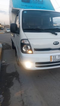 كيا بنكو 2700 بدون حادث بيع غو مراوس مع كيا 7 او 8...موديل 17 رقم وهزه...