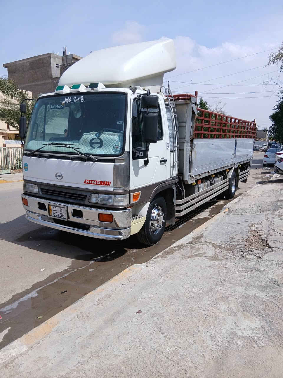 سلام عليكم هينو انكر مديل 97رقم بغداد مكينه 80عادي خط واحد كير وكسن سوبر تخم تاير جديد غير متواجد عل فيس التصال ***********
