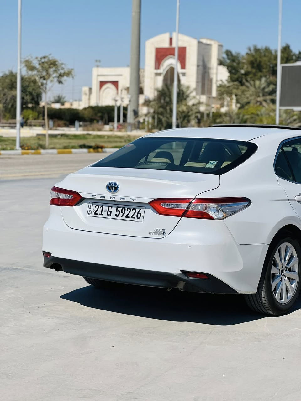 كامري موديل 2019 ساز هايبرد ياباني مو تجميع
رقم سليمانيه بسمي 
فول مواصفات GLE 
فتحه وبصمه 
قطعتين تبريد 
شاشة كبيره
تحكم جهتين 
داخل بيجي وصاج 
محرك 2500 هايبرد 
كير 6 نمر المرغوب 
مكان كربلاء حي الحسين 
***********
