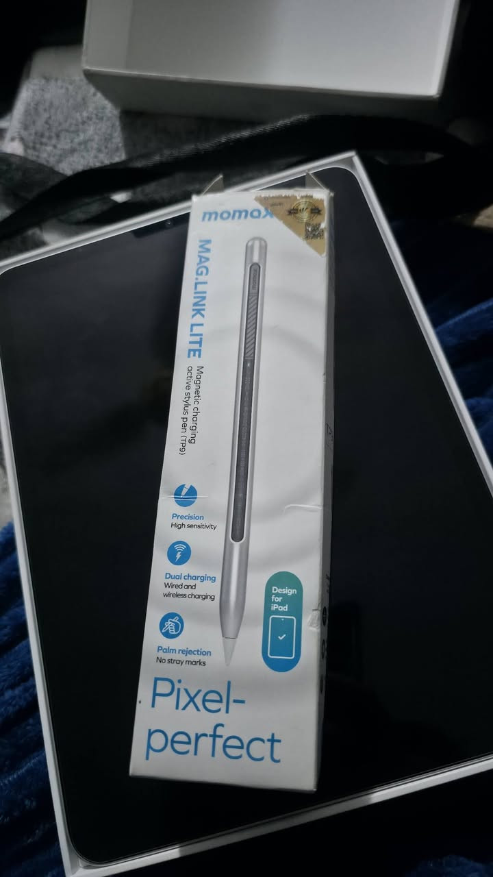 السلام عليكم ، من رخصة الادمن 
ايباد برو 11 انج 2022
ذاكره 128
بطاريه %93
نظيف كلش اخو الجديد
كامل ملحقات مثل ما موضح بالصور و ويا هديه قلم موماكس استخدام قليل كلش
السعر 750 وبي مجال ،، مكاني صلاح الدين الدجيل 
التواصل على الخاص


**إذا كنت صاحب هذا الإعلان وتريد حذفه لأي سبب، رجاءا أرسل رسالة إلى الدعم الفني**