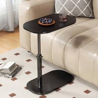 طاولة جانبية • حرف L • هيكل معدني