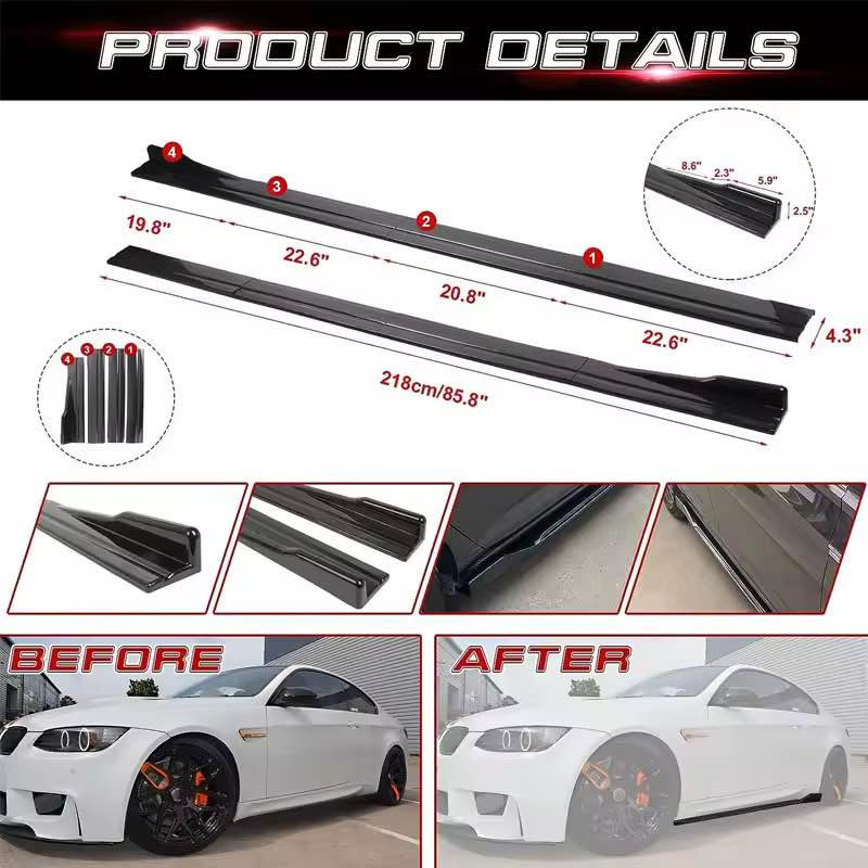 Car Side Skirts 2M/78.7inch Universal Rear Side Skirts Winglets Diffusers For Universal cars السليمانية, العراق


**إذا كنت صاحب هذا الإعلان وتريد حذفه لأي سبب، رجاءا أرسل رسالة إلى الدعم الفني**