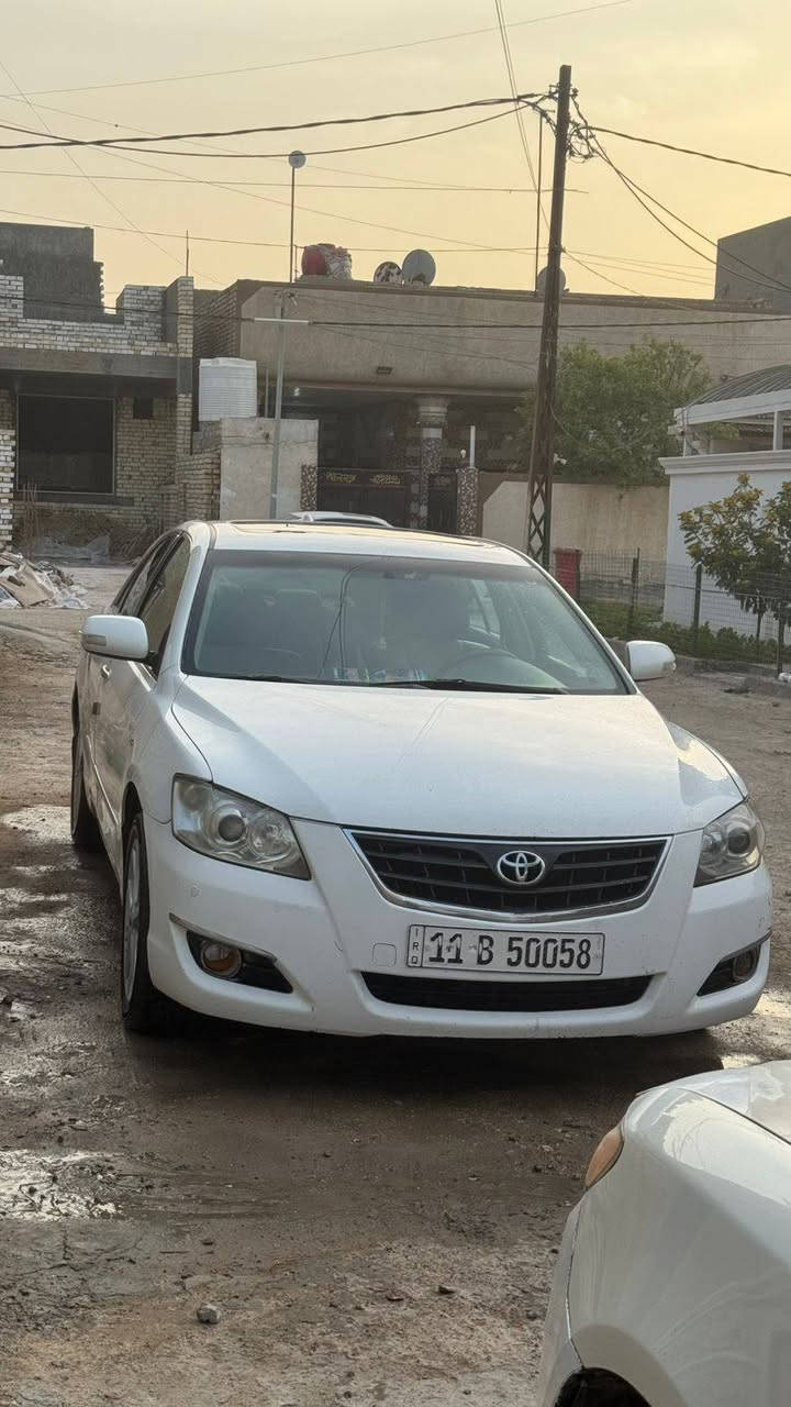 السلام عليكم
للبيع 
تويوتا أوريون 2009 ليمتد فول مواصفات 
رقم بغداد مكان السيارة بابل الهاشميه 
المواصفات بصمة ابواب +تشغيل 
فتحة 
بردة خلفية كهرباء 
كشنات الامامية كهرباء 
شاشة اندرويد كامرة خلفية دوارة 
حساسات خلفية 
تحكم ستيرن مع كروز سرعة 
عينة ليزرية مع شاشة كشف العطلات 
تخم تاير حدادة كير محرك خير من الله 
تبريد قطعتين شغال 
السونار مرفق 
السعر 108
‏‪***********‬‏
