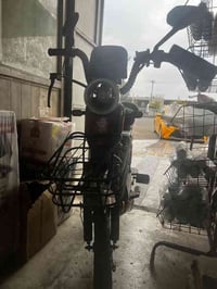 بايسكل شحن للبيع جديد صارله اسبوع ماخذه بس يحتاج تصليح صار بي حادث بصي...