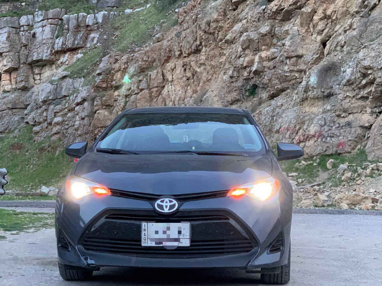 السلام عليكم كورلا 2018وارد مواصفات le 
ماشيا 80الف مائل صور الحادث والسونار بالمنشور كلشي موضح بالصور مكان السياره بغداد الثعالبه للاستفسار الاتصال على الرقم ***********
