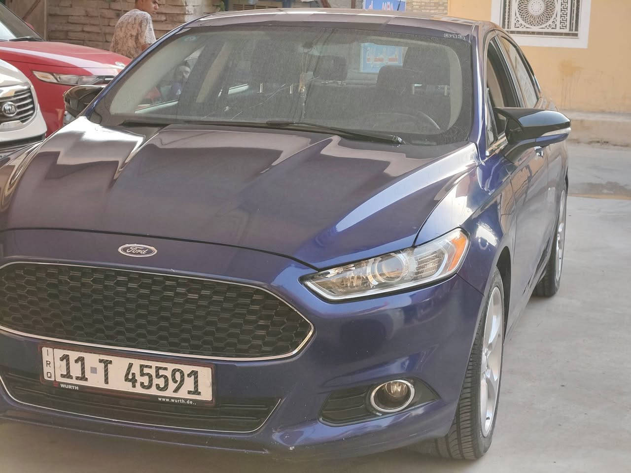 فورد فيوجن 2016 محرك 2500
سنوية ل 29 يلا تسقط
كاملة بدون اي نقص السيارة
محرك وكير مكفول 
صدر جديد تبريد تدفئة
غرفة بالچيس
تخم تاير
كهرباء كلها شغالة
لايت زنون
السيارة بيها صبغ احزام وضررها مال امريكا موضح بالصور بدون اي دواخل لغد وشاصي مكفول قمارة بدون صبغ هي والصندوگ 
سعرها 85 وبيها مجال 
***********
مكانها ديالى بعقوبة
