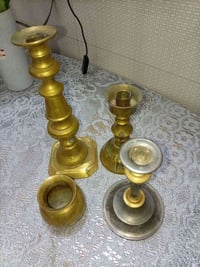 شمعدان نحاسي • ٤ قطع • بغداد