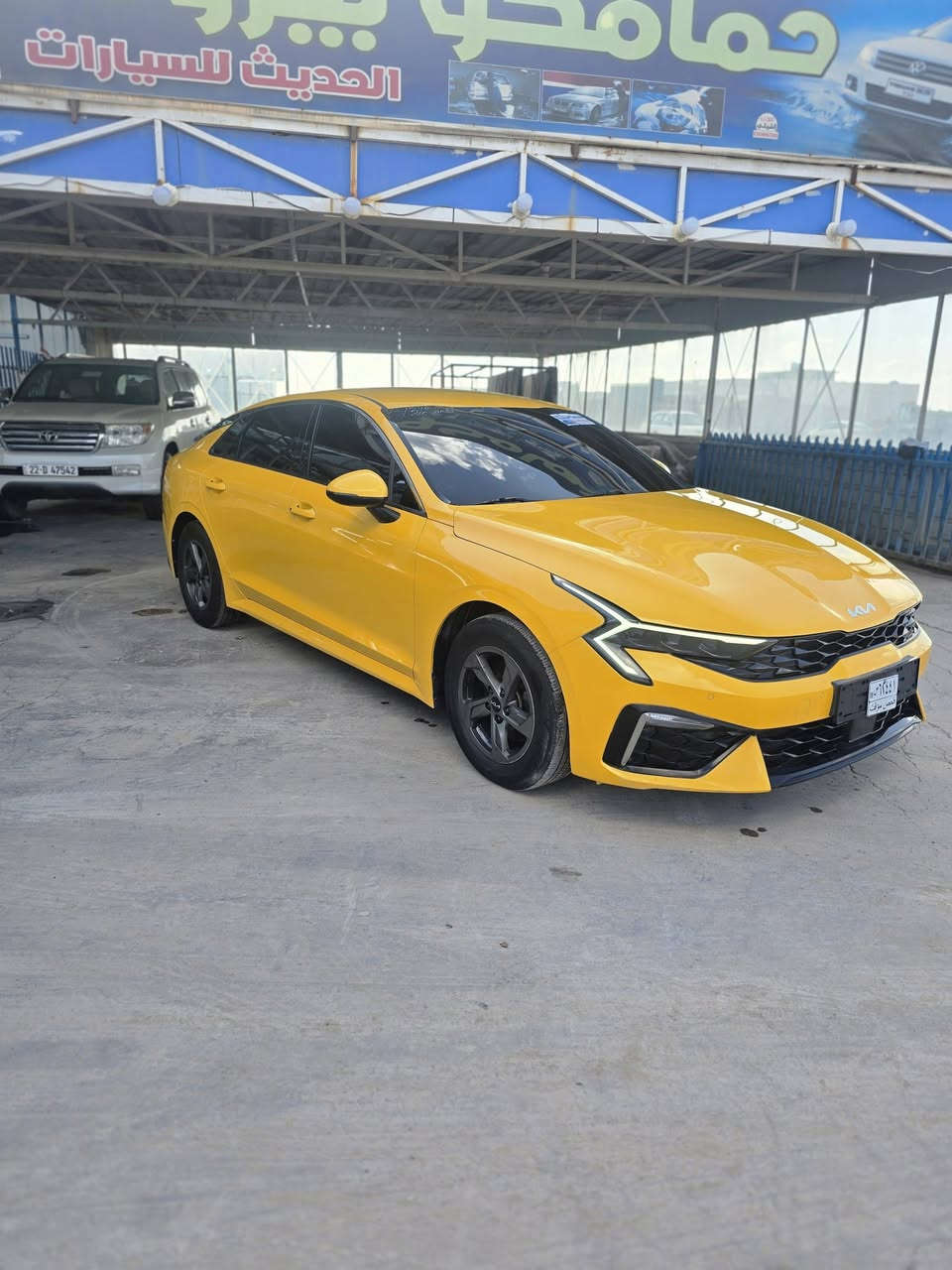 كيا k5 موديل 24 غاز 
برتقالي مصفر استخدام اجره المنفيست
محرك4 سلندر غاز مواصفات واضحه بالصور 
السياره قطعه وحده تبديل بدون دواخل 
السعر ١٩٥ مكمركه وجاهزه تترقم اجره جميع المحافظات 
***********
***********
مكتب الربان للسيارات الكورية الديوانية نهاية الشارع الخدمي حي الجامعه
