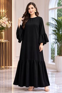 سواد فاحم • مقاسات M-7XL • جملة ومفرد