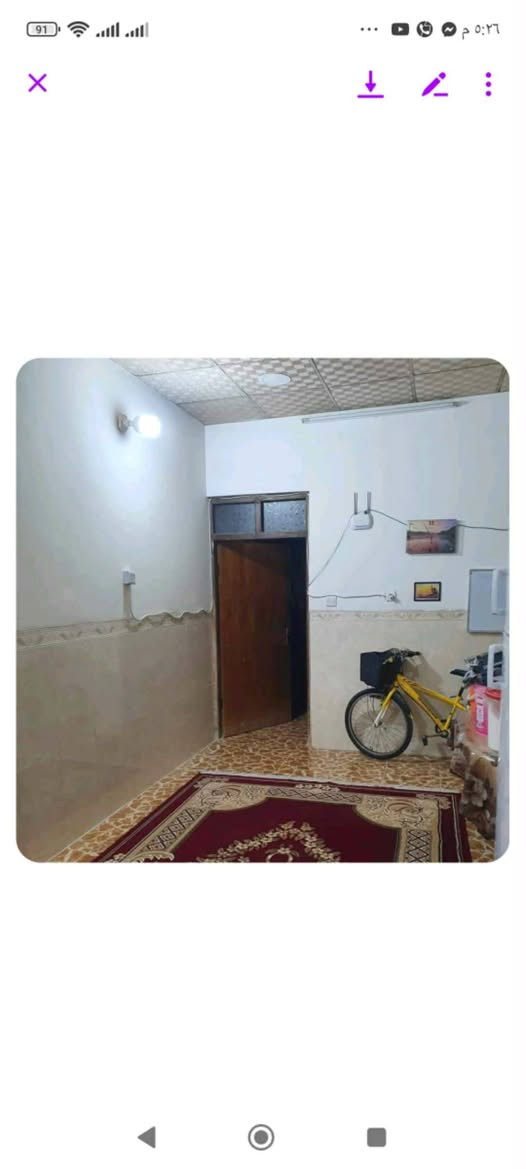 السلام عليكم ورحمه الله وبركاته بيت للبيع مساحة ١٠٠م واجهة ٥ م وعمق ٢٠ م سند طابو الزهور الأيسر (مكاتبة مع الشرعي)   طابق واحد يتكون  من كراج و غرفة نوم واستقبال ومطبخ وحمام  موقع  البيت سومر حي الساهرون  بالقرب من اسواق الأخوين مقابل أسواق فانيلا بالفرع ٠ وسعره مناسب جدا  *********** أو ***********
