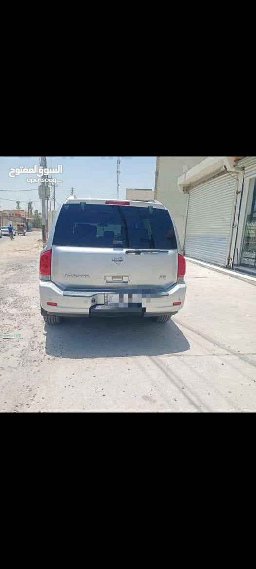 سياره للبيع نيسان ارماد 2008
رقم بغداد مشروع وطني تحويل بكل المحافظات السنويه القايه 31 تحويل ابسم المشتري مباشر
السياره جاهز من كلشي تبريد تدفئه تخم تاير محرك 8  السعر 135المكان السياره البصره ابوالخصيب
الاستفسار ***********
